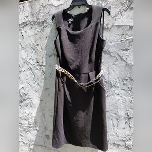 "THAT LITTLE Black Dress" with Leopard Print Accent